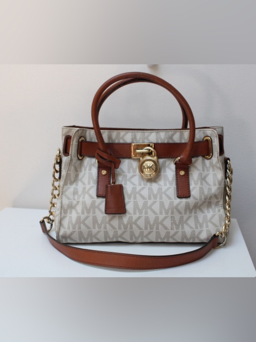 Michael Kors MK logo satchel